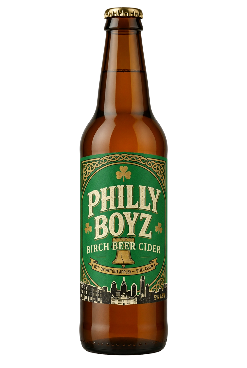 Birch Beer Cider cider bottle